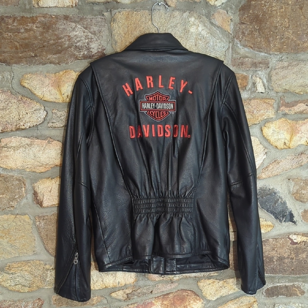Harley-Davidson Black Jacket with Embroidered Logo